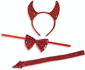  Rubie's Costume Co Sequin Devil Accessory Kit Costume  - Picture 1 of 1