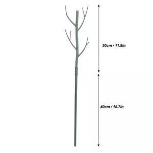 6 Pack Plant Support Stakes 43.3inch Twig Plant Sticks With Orchid Clips HG - Picture 1 of 23