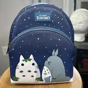 Loungefly Studio Ghibli My Neighbor Totoro Snowman Mini Backpack NEW - Picture 1 of 6