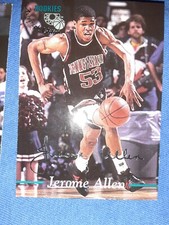 1995-96 Classic Autograph Edition Silver Signatures #47 JEROME ALLEN MVP HOF RC