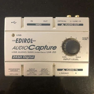 Edirol Audio Capture USB Audio/ MIDI Interface UA -20 - Picture 1 of 6