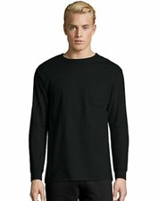 Hanes Black T-Shirts for Men for Sale 