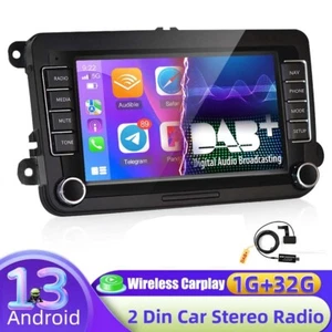 Für VW Tiguan 2007-2015 T5 Android13 Autoradio GPS Navi WIFI RDS Carplay USB DAB - Bild 1 von 9