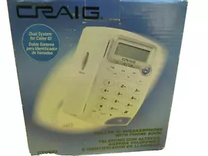 Craig CT603 Desktop Caller ID Speakerphone w Large Keypad No Insructions - Picture 1 of 3