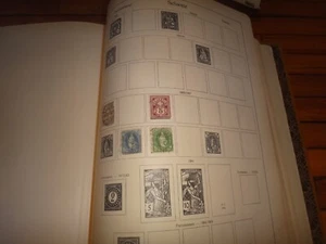 switzerland collection of used stamps 7 pages from older album - Picture 1 of 7