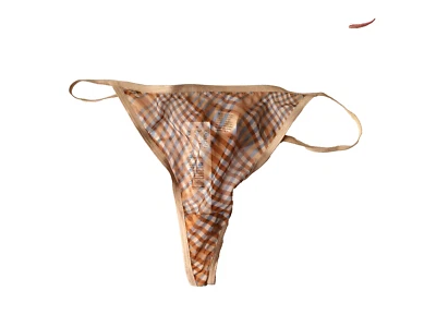 Freya Toffee Style 5475 Multicoloured Checked Thong UK M - Image 1 of 4