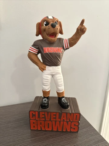 CHOMPS Cleveland Browns Mascot Statue 12" Cover