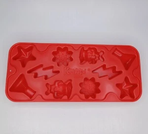 Kool - Aid Mad Scientwisted Ice Cube Tray Red Plastic 2003 - Picture 1 of 8