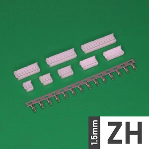 ZH 1.5mm Plug + Crimps 2-12p Crimp Connector B2W (JST ZH Style) - Picture 1 of 1