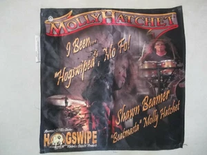RARE!!VINTAGE MOLLY HATCHET 2010 SIGNED '' I BEEN HOGSWIPED''MO FO! SHAWN BEAMER - Picture 1 of 6