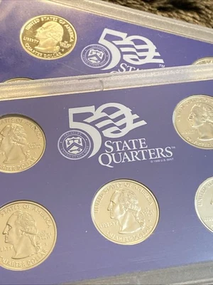 2-U.S. Mint Proof 2000 and 2005 Quarters sets 10 Coins - Image 1 of 4