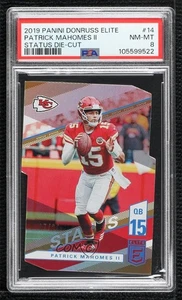 Panini Donruss Elite Status 2019 troquelado/24 Patrick Mahomes II #14 PSA 8 - Imagen 1 de 3