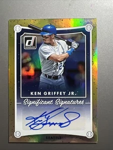 Panini Donruss 2017 - Significant Signatures Ken Griffey Jr #SIG-JR 7/10 - Imagen 1 de 10