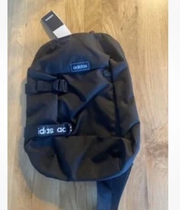 Adidas Cross Body Backpack Black Unisex - Beautiful - Picture 1 of 1