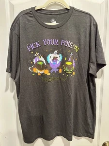 Disney Parks WDW Pick Your Poison Villains Erwachsenen-T-Shirt XL neu mit Etikett 2025 Maleficent - Bild 1 von 4