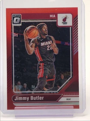 JIMMY BUTLER 2024-25 DONRUSS OPTIC RED PRIZM HEAT /99 Q5759 - Image 1 of 2