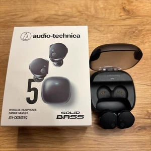 Audio-Technica ATH-CKS50TW2 GR Wireless Earphones Bluetooth Japan JUNK - Picture 1 of 4