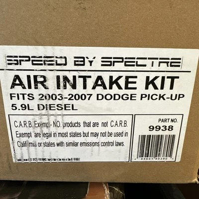 Spectre Cold Air Intake Kit for 2003-2007 Dodge Ram 2500/3500 5.9L Diesel - Image 1 of 2