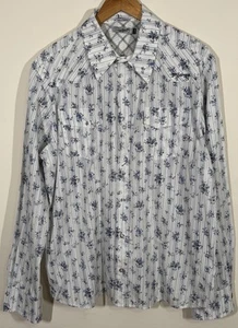 Vintage BILLABONG Floral Shirt White Mens XXL 2XL Long Sleeve Surfwear - Picture 1 of 18