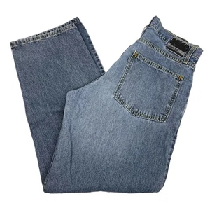 Y2K Levis Silvertab Baggy Jeans Faded Denim Size 36x34 - Picture 1 of 10