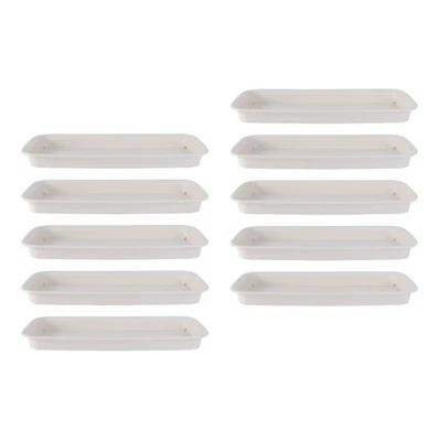  2 PCS Planting Self-watering Herb Planter Window Containers Trays Rectangular - Image 1 of 4