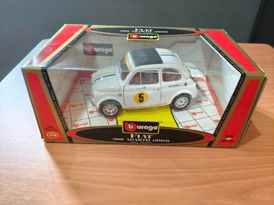 Fiat 500 Abarth Donati 1965  1/16  Bburago Gold Collection 33204 NUOVA - Immagine 1 di 4