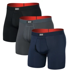 SAXX PRO Multi-Sport Performance Boxer Brief 6" Multicolor Large 35”-38” SXPP3MS - Picture 1 of 4