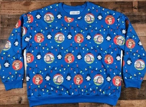 Disney Toy Story Sweatshirt Light Up Pixar Holiday beleuchtet Woody Buzz Lightyear - Bild 1 von 13