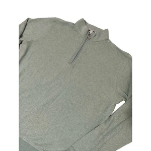 Peter Millar Baumwollmischung 1/4 Reißverschluss grün Größe Medium - Bild 1 von 6