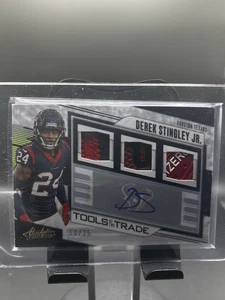 Derek Stingley Jr. Tools of the Trade 2023 triple parche automático/25 Texans - Imagen 1 de 3