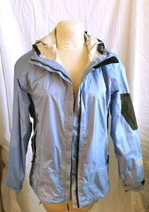 MOUNTAIN HARD WEAR HOODED PARKA SKI JACKET WOMENS SIZE 10 BLUE - Picture 1 of 7
