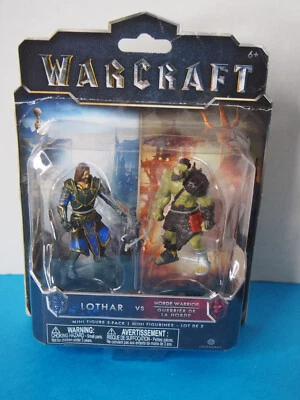 Figura de acción Warcraft Lothar vs Horde Warrior 2" Jakks Pacific Legendary 2016 Foto 1 de 3