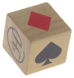 Trump Suit Marker Indicator 1.2" Euchre Bridge Pinochle Card Games Large Pips - Picture 1 of 7