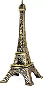Metal Antiguo Torre Eiffel Miniatura, París Emblemático Obra Maestra, Estatua, 1 - Imagen 1 de 7