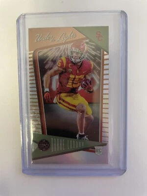 2022 Panini Legacy Under the Lights Mini Orange SP Drake London #'d /125 RC - Image 1 of 2