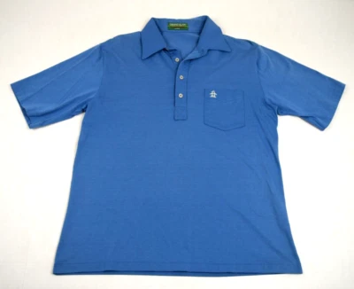 Penguin Shirt VTG Grand Slam Munsingwear Size L 80s Sky Blue White Made USA - Image 1 of 4