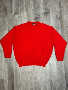 Maglione Frozen Assets By Patrician rosso manica lunga maglia vintage anni 90 uomo large - Foto 1 di 5