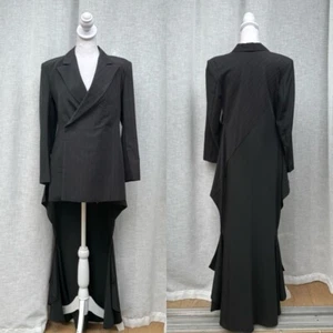 Yohji Yamamoto Blazer schwarz Schwalbenschwanz - Bild 1 von 13