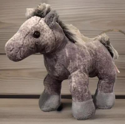 Ganz Webkinz Grey Arabian Horse HM098 Plush Stuffed Animal Toy Retired No Code - Image 1 of 4