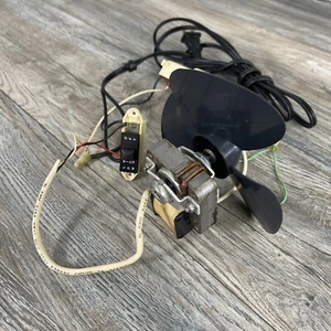 Vintage Enviro Research 120v 60Hz 0.35 Amps 2 speed Fan Motor And Switch Parts - Picture 1 of 8