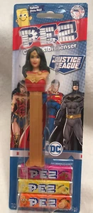 Wonder Woman Pez Spender JUSTICE LEAGUE 3 verschiedene Bonbons versiegelt NEU - Bild 1 von 5