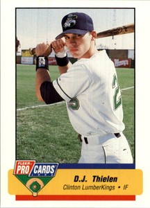 1994 Clinton LumberKings Fleer/ProCards #1991 D.J. Thielen
