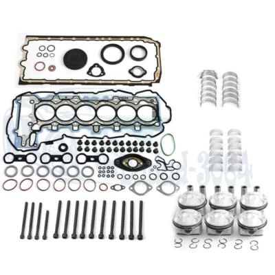 Kit de revisão de reconstrução de motor N52 B25 2.5L CR 11:1 compatível com BMW 325i 525i X3 Z4 E60 - Imagem 1 de 4