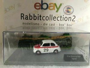 DIE CAST " FIAT NUOVA 500 SPORT N° 29 " DIORAMI 500 SCALA 1/43 - Picture 1 of 2