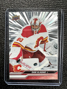 2023-24 Upper Deck Series 1 Base Silver Outburst #29 Dan Vladar Mint Flames