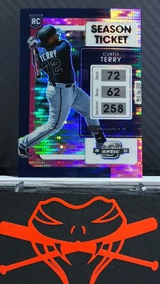 Curtis Terry - 2022 Panini Contenders Optic PINK PULSAR PRIZM ROOKIE #13 - RC - Image 1 of 2