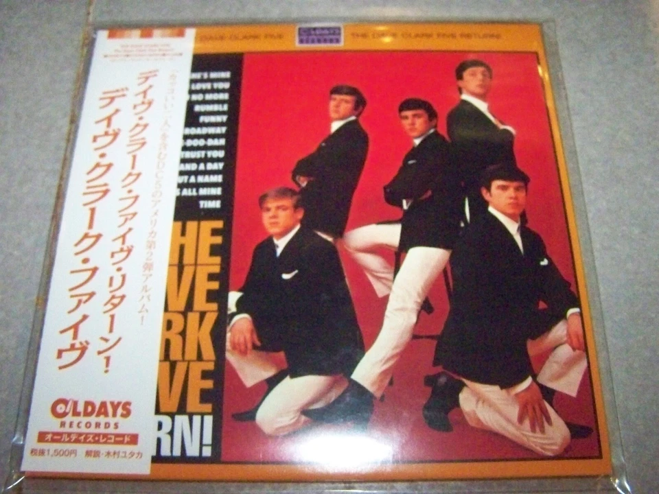 THE DAVE CLARK FIVE RETURN JAPANESE IMPO0RT OBI CD BRAND NEW - Image 1 of 2