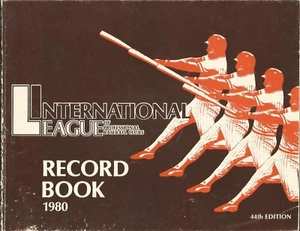 1980 INTERNATIONAL LEAGUE RECORD BOOK YEARBOOK MEDIA GUIDE WADE BOGGS ALTOBELLI - Picture 1 of 1