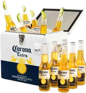 Corona Extra Coolbox Kühlbox aus Metall mit 12 Flaschen je 0,355 L/ 4,5 % Vol - Bild 1 von 1