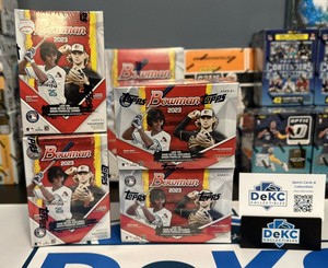 2023 Bowman Baseball Blaster Box (6 Packs/12 Cards) Sealed.